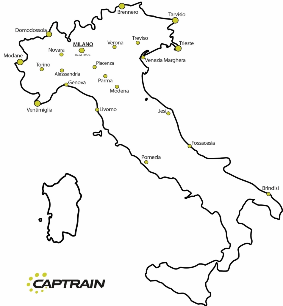 carte Captrain Italia